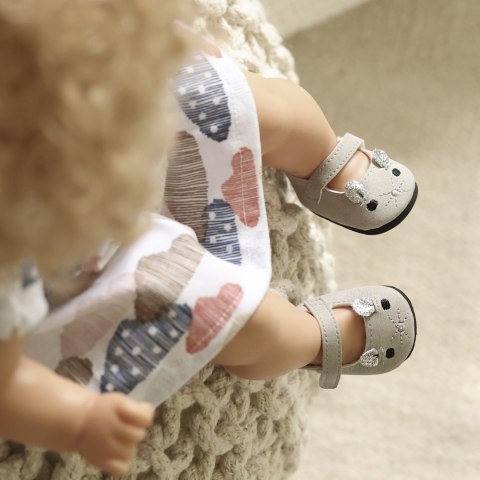 Buciki myszki dla lalki 36-40 cm, przebieranie lalek, baletki buty Skrallan
