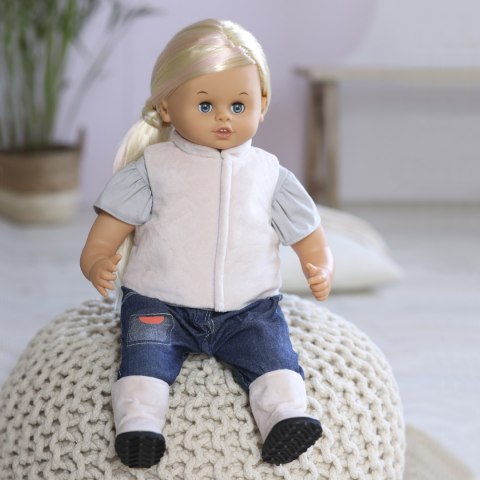 Kamizelka i kozaki dla lalki 45 cm, przebieranie zabawa z lalkami, Skrallan