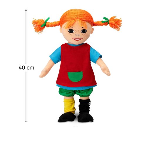 Miękka lalka Pippi Langstrumpf 40 cm, przytulanka, zabawka dla dzieci