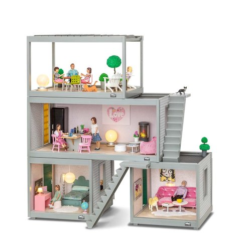 Domek dla lalek pokój 22 cm zabawka dla dzieci odgrywanie ról moduły Lundby