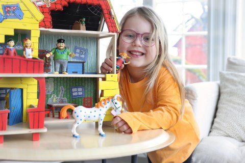 Figurki Ephraim i Panna Prysselius zestaw, Pippi Langstrumpf zabawka dzieci