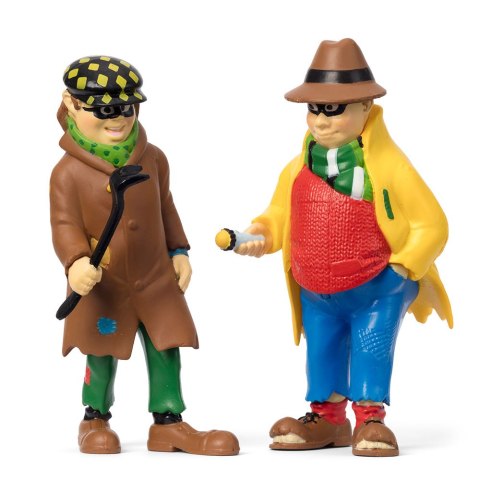 Figurki złodziei Dunder Karlsson i Blom zestaw dla dzieci, Pippi Langstrumpf