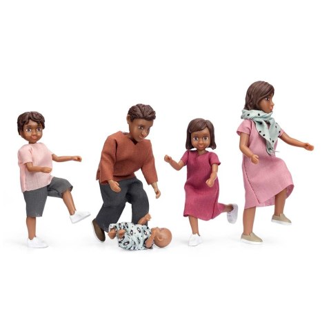 Lalki do domku dla lalek zestaw Nikki, zabawka dla dzieci, domek, Lundby