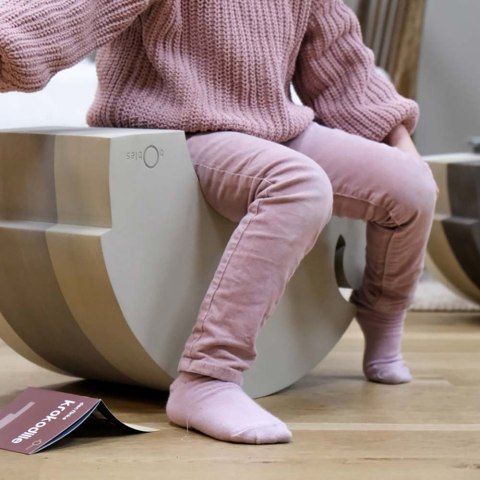 Słoń L Sand Grey zabawka sensoryczna ruchowa balans dla dzieci bObles