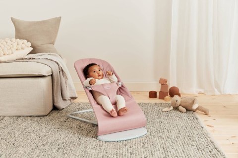 BABYBJORN - leżaczek BLISS Woven, Petal Quilt, Zgaszony róż