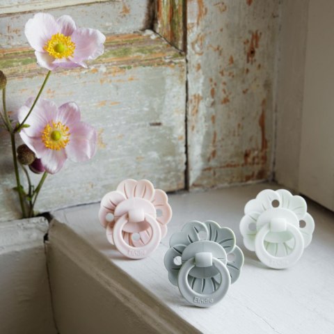 ELODIE DETAILS - smoczek silikonowy Binky Bloom 3m+, powder pink