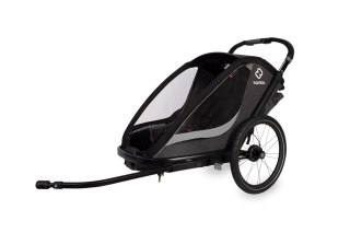 Hamax - Przyczepka rowerowa COCOON, podwójna - Grey/black