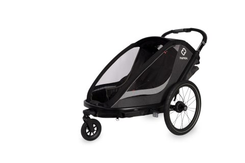 Hamax - Przyczepka rowerowa COCOON, podwójna - Grey/black