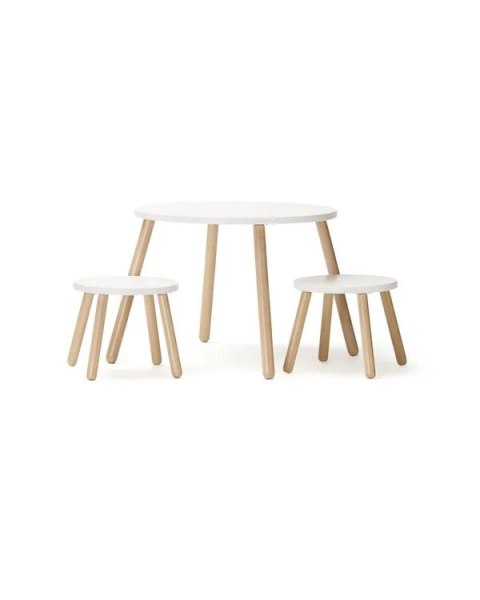Kid's Concept - Zestaw mebli odpornych na zarysowanie KID'S BASE - Biel