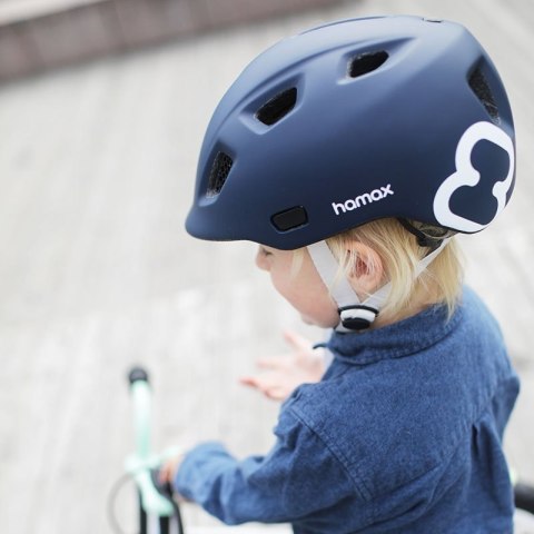 Hamax - Kask dziecięcy, rozmiar 52-56, navy blue