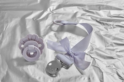 ELODIE DETAILS - smoczek silikonowy Binky Bloom 3m+, Lavender Love