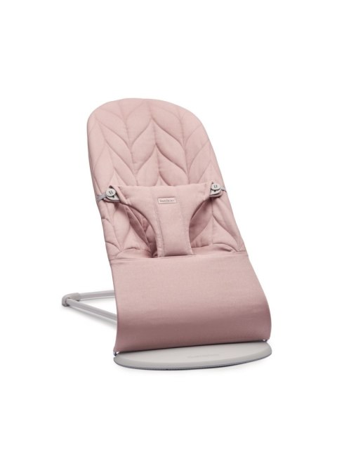 BABYBJORN - leżaczek BLISS Woven, Petal Quilt, Zgaszony róż + Zabawka