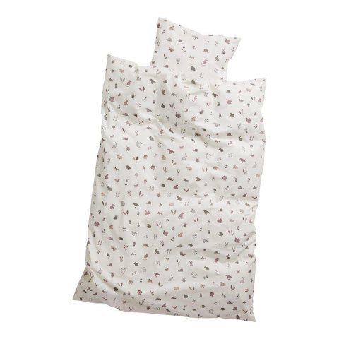 LEANDER - pościel dziecięca Forest, Organic Cotton, 100x140 cm, Dusty rose