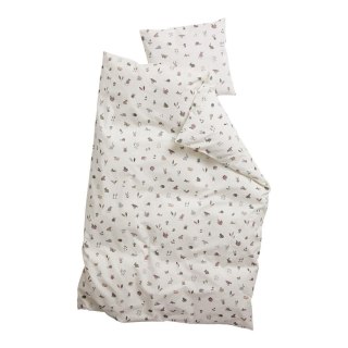 LEANDER - pościel dziecięca Forest, Organic Cotton, 100x140 cm, Dusty rose