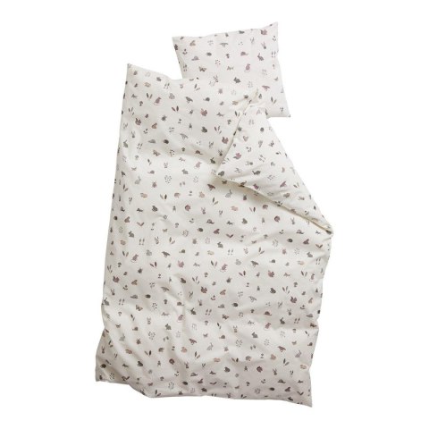LEANDER - pościel dziecięca Forest, Organic Cotton, 100x140 cm, Dusty rose