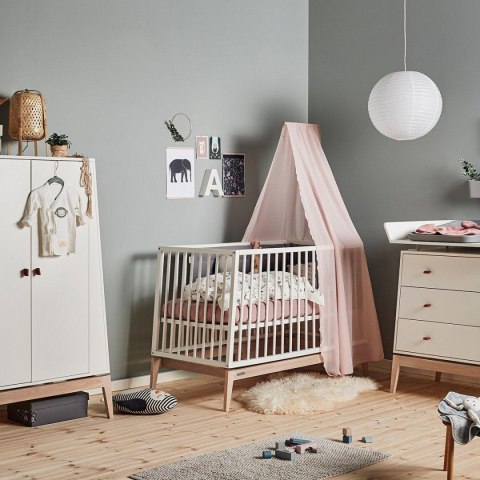 LEANDER - pościel dziecięca Forest, Organic Cotton, 100x140 cm, Dusty rose
