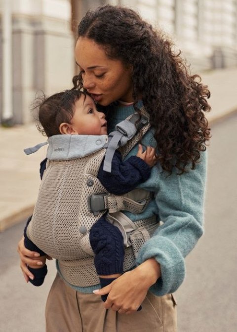 BABYBJORN - nosidełko Harmony 3D Mesh, Szary Beż