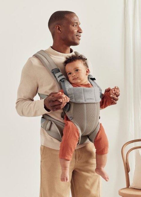 BABYBJORN - nosidełko Harmony 3D Mesh, Szary Beż