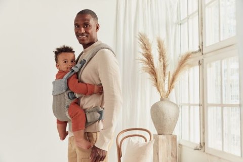BABYBJORN - nosidełko Harmony 3D Mesh, Szary Beż