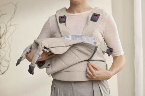 BABYBJORN - nosidełko Harmony, Woven Jasny Beż melanż