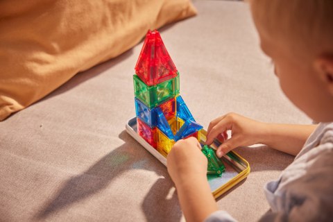 Cleverclixx - Klocki magnetyczne Mini Tiles Pack Pastel 28 el.