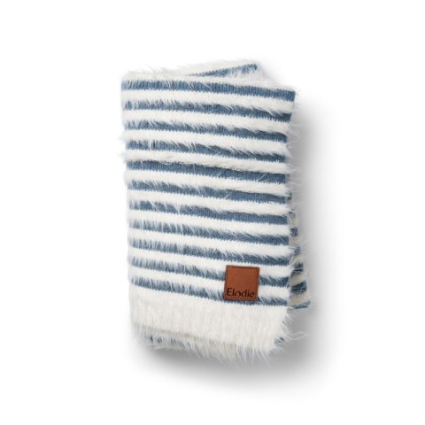 Elodie Details - Kocyk Furry Knit - Berry Blue