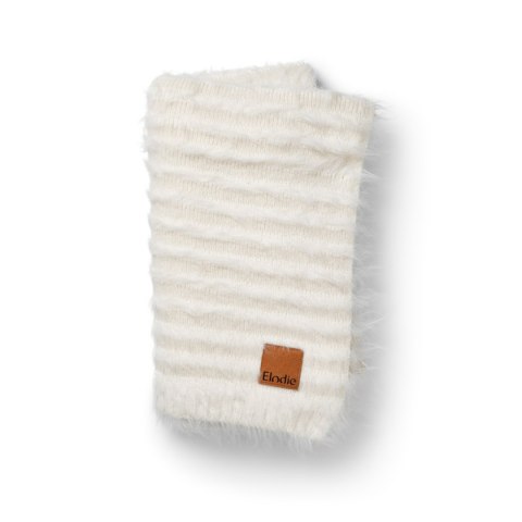 Elodie Details - Kocyk Furry Knit - Vanilla White