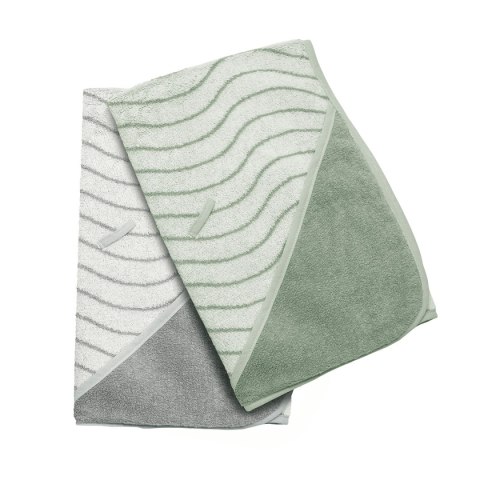 LEANDER - ręcznik z kapturem, Woodland, Cool Grey
