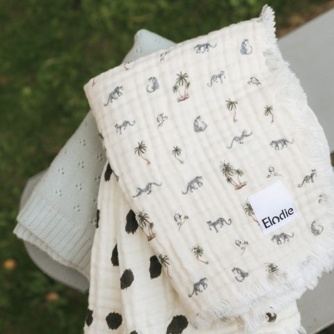 Elodie Details - Kocyk Soft Cotton Blanket - Garden Leo's Resort