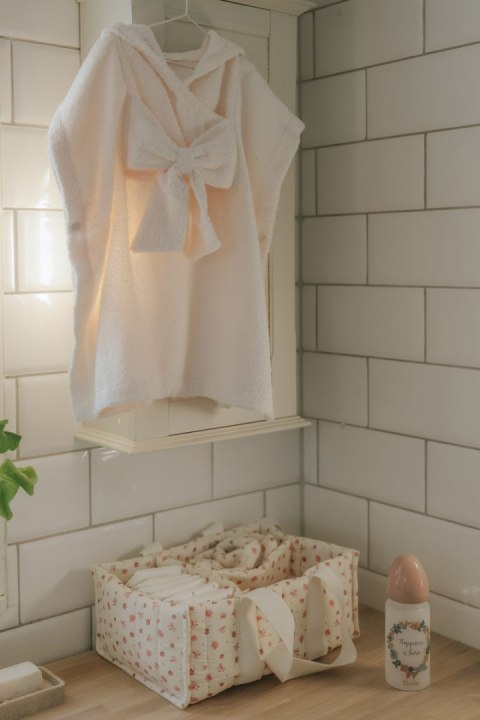 Elodie Details - Poncho kąpielowe, creamy white