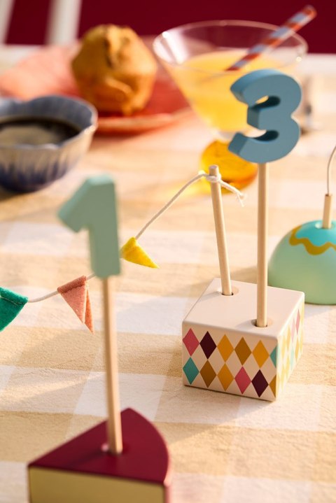 Kid's Concept - Drewniane dekoracje urodzinowe KID'S HUB