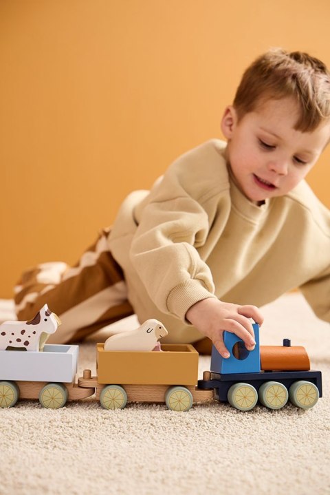 Kid's Concept - Drewniany pociąg - farma - AIDEN