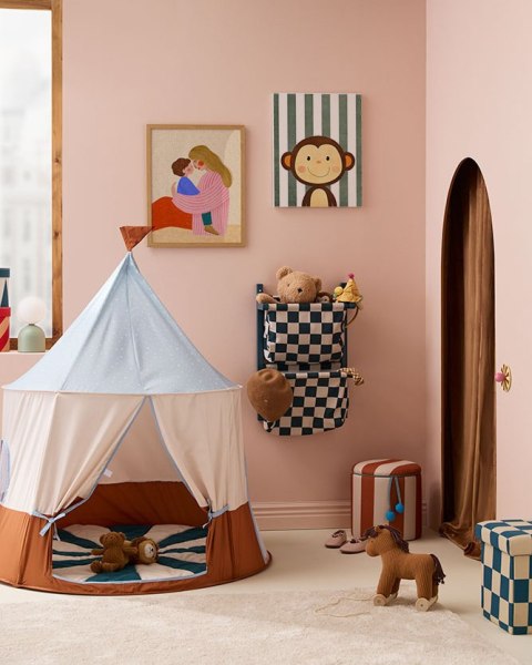 Kid's Concept - Mata do zabawy Circus, teal, niebieski