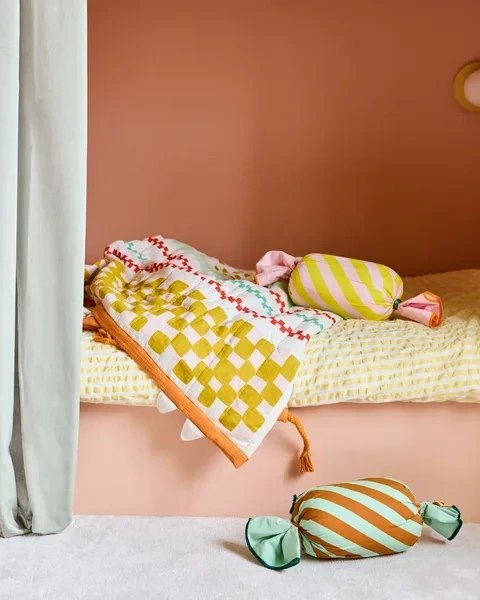 Kid's Concept - Poduszka cukierek - różowa - PIPPI