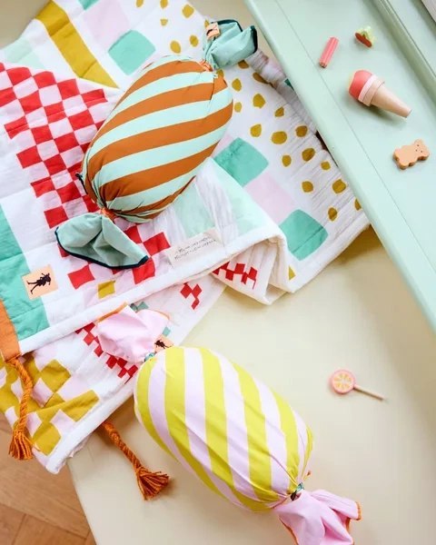 Kid's Concept - Poduszka cukierek - zielona - PIPPI