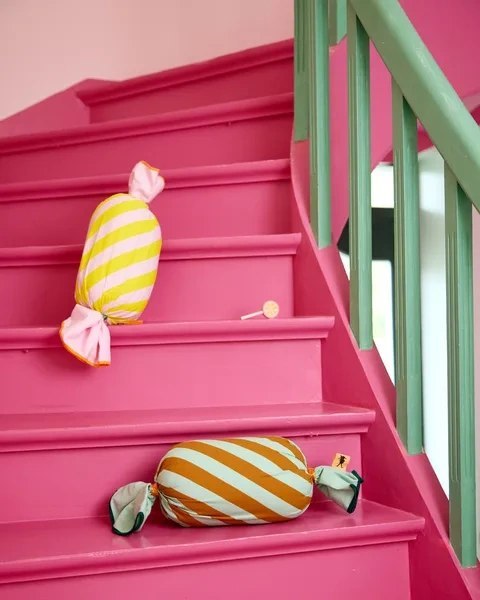 Kid's Concept - Poduszka cukierek - zielona - PIPPI