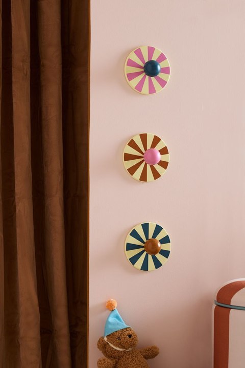 Kid's Concept - Wieszaki ścienne circus, 3 sztuki