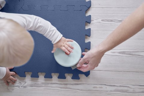 Baby Dan - mata piankowa do zabawy, dusty blue