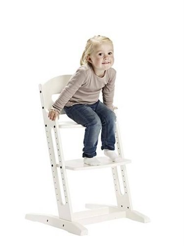 BabyDan - krzesełko do karmienia DanChair + tacka DanTray ZESTAW, biały