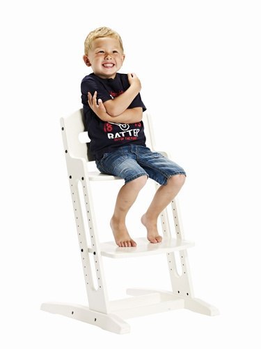 BabyDan - krzesełko do karmienia DanChair + tacka DanTray ZESTAW, biały