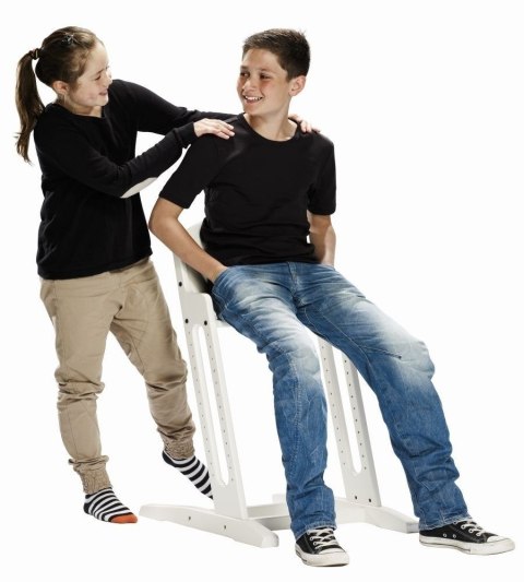 BabyDan - krzesełko do karmienia DanChair + tacka DanTray ZESTAW, biały