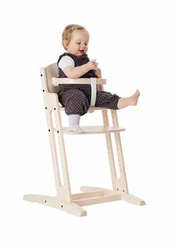 BabyDan - krzesełko do karmienia DanChair + tacka DanTray ZESTAW, bielony