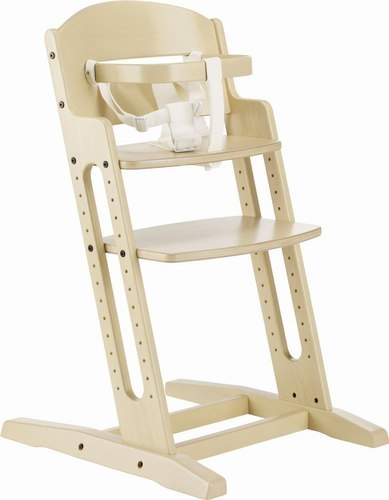 BabyDan - krzesełko do karmienia DanChair + tacka DanTray ZESTAW, bielony