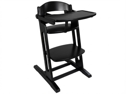BabyDan - krzesełko do karmienia DanChair + tacka DanTray ZESTAW, czarny