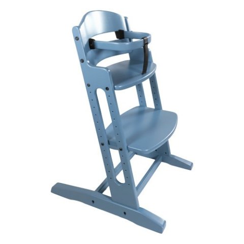 BabyDan - krzesełko do karmienia DanChair + tacka DanTray ZESTAW, dusty blue