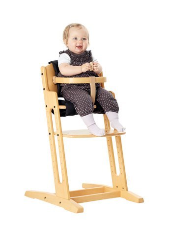 BabyDan - krzesełko do karmienia DanChair + tacka DanTray ZESTAW, naturalny