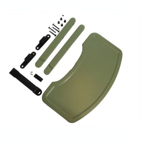 BabyDan - krzesełko do karmienia DanChair + tacka DanTray ZESTAW, soft green