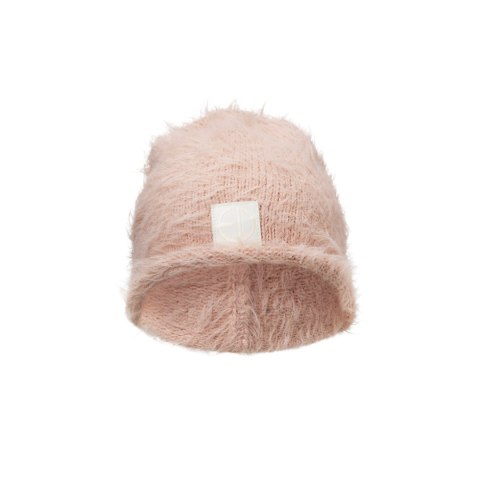 Elodie Details Czapka zimowa, Furry Knit - Powder Pink - 1-2 lata