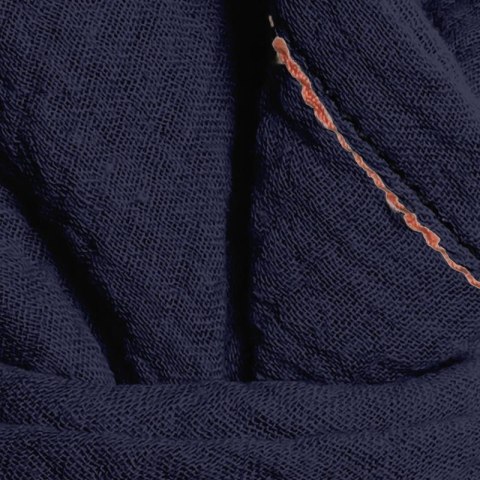 Hi Little One - Przytulanka dou dou z gryzakiem SLEEPY BUNNY z organicznej BIO bawełny Navy