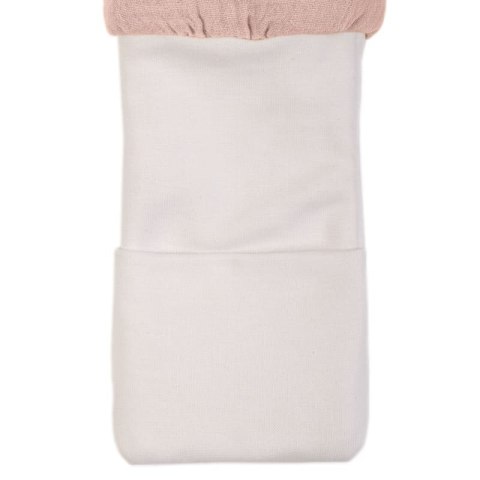 Hi Little One śpiworek dwustronny z nogawkami TOG 1,5 BIO muślin SLIM BAG BLUSH/SALMON roz M